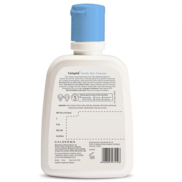 Cetaphil Gentle Hydrating Face Wash Cleanser with Niacinamide & Vitamin B5