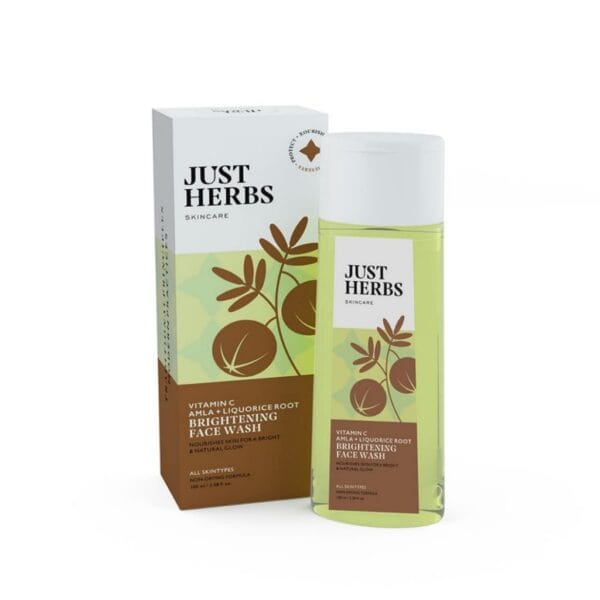 Just Herbs Brightening Toxic Chemical Free Face Wash with Vitamin C