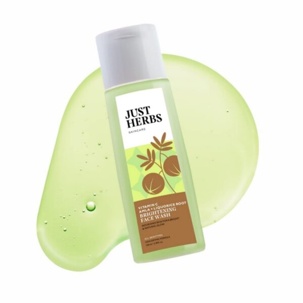 Just Herbs Brightening Toxic Chemical Free Face Wash with Vitamin C