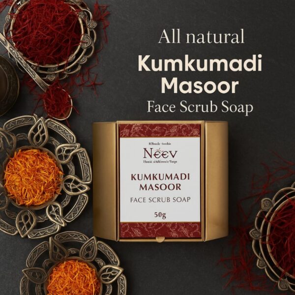 natural and chemical free face scrub soap