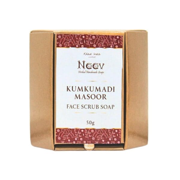 natural and chemical free face scrub soap