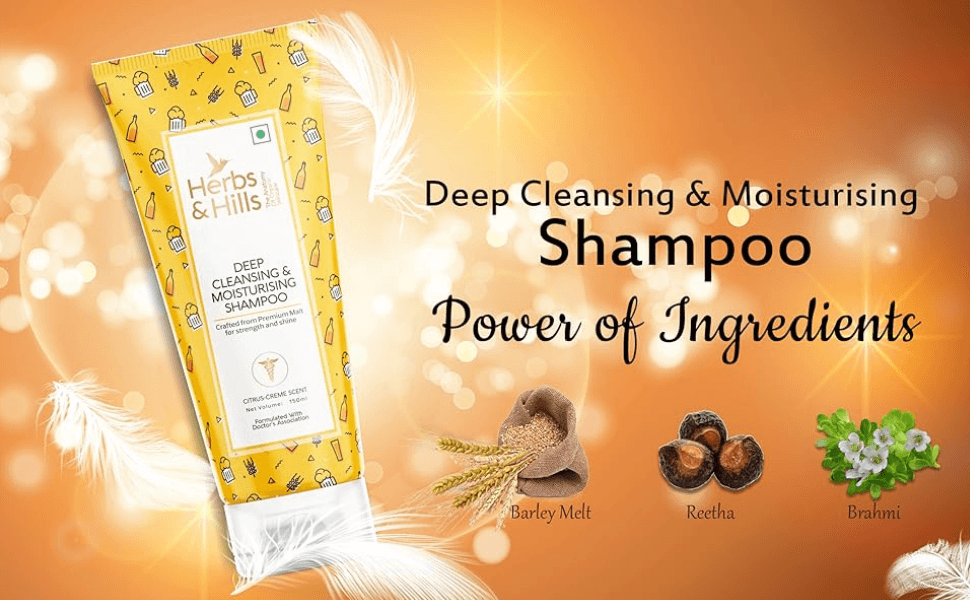 Herbs & Hills Deep Cleansing & Moisturizing Shampoo