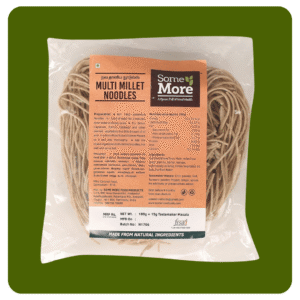 Some More Organic Multimillet Noodles – Pack of 3 (195g Each) Certified Organic