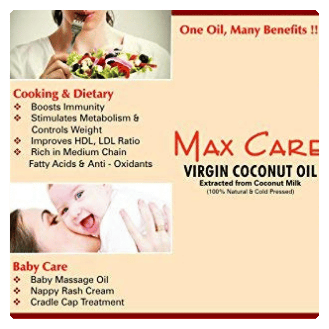 Virgin Coconut Oil – 100% Pure, Cold-Pressed (500ml)