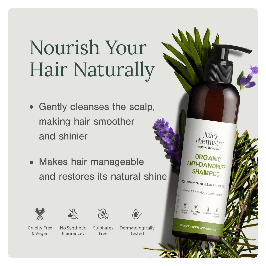 Anti-Dandruff Shampoo with Baobab, Rosemary & Tea Tree (All Hair) - Image 2