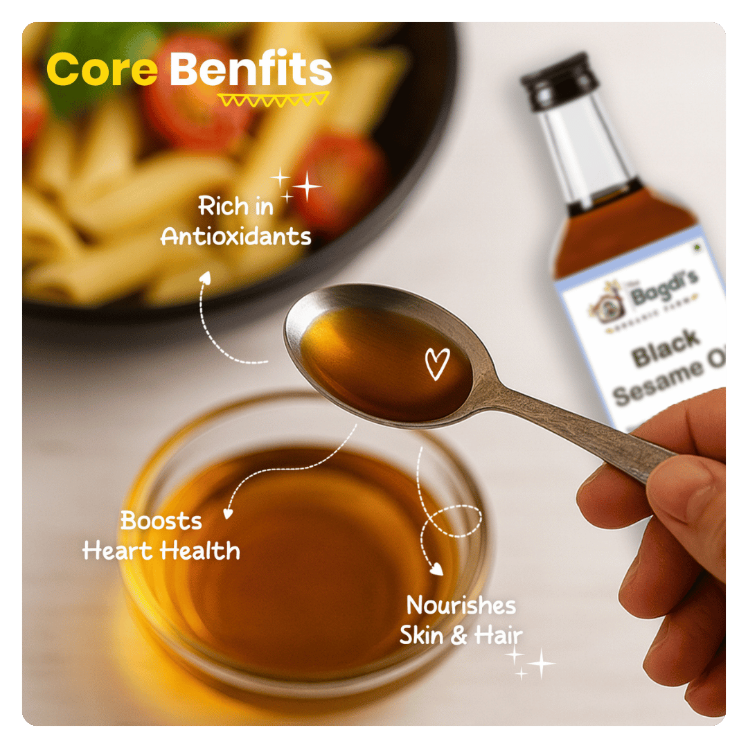 Black Sesame Oil | Cold Pressed & Unrefined | 500 ml - Image 4