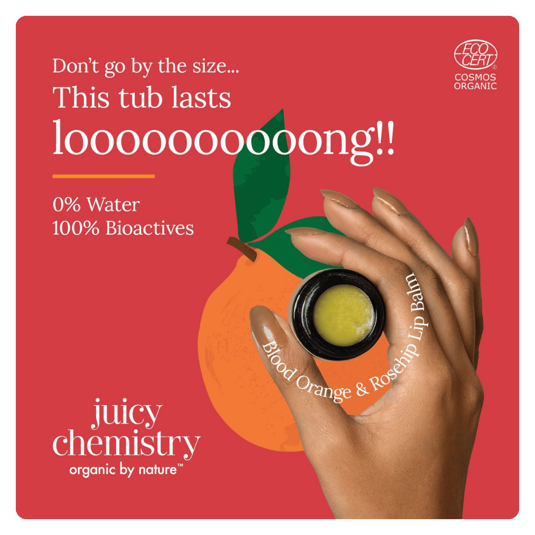 Blood Orange & Rosehip Lip Balm with Ceramides for Hydration (5g) - Image 4