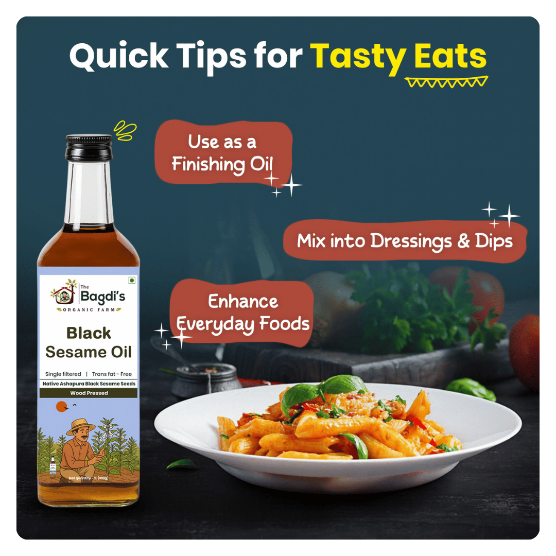 Black Sesame Oil | Cold Pressed & Unrefined | 500 ml - Image 5