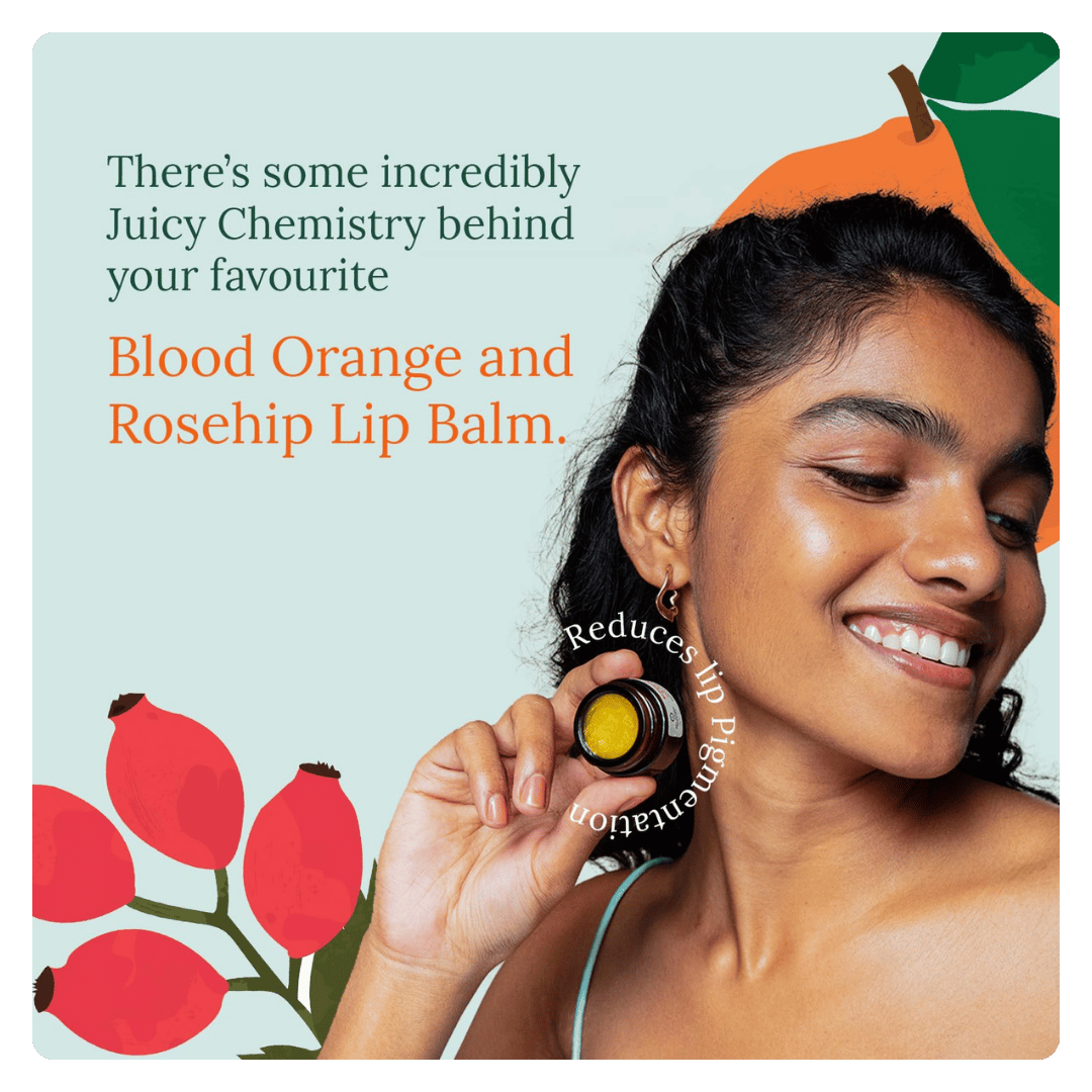 Blood Orange & Rosehip Lip Balm with Ceramides for Hydration (5g) - Image 5