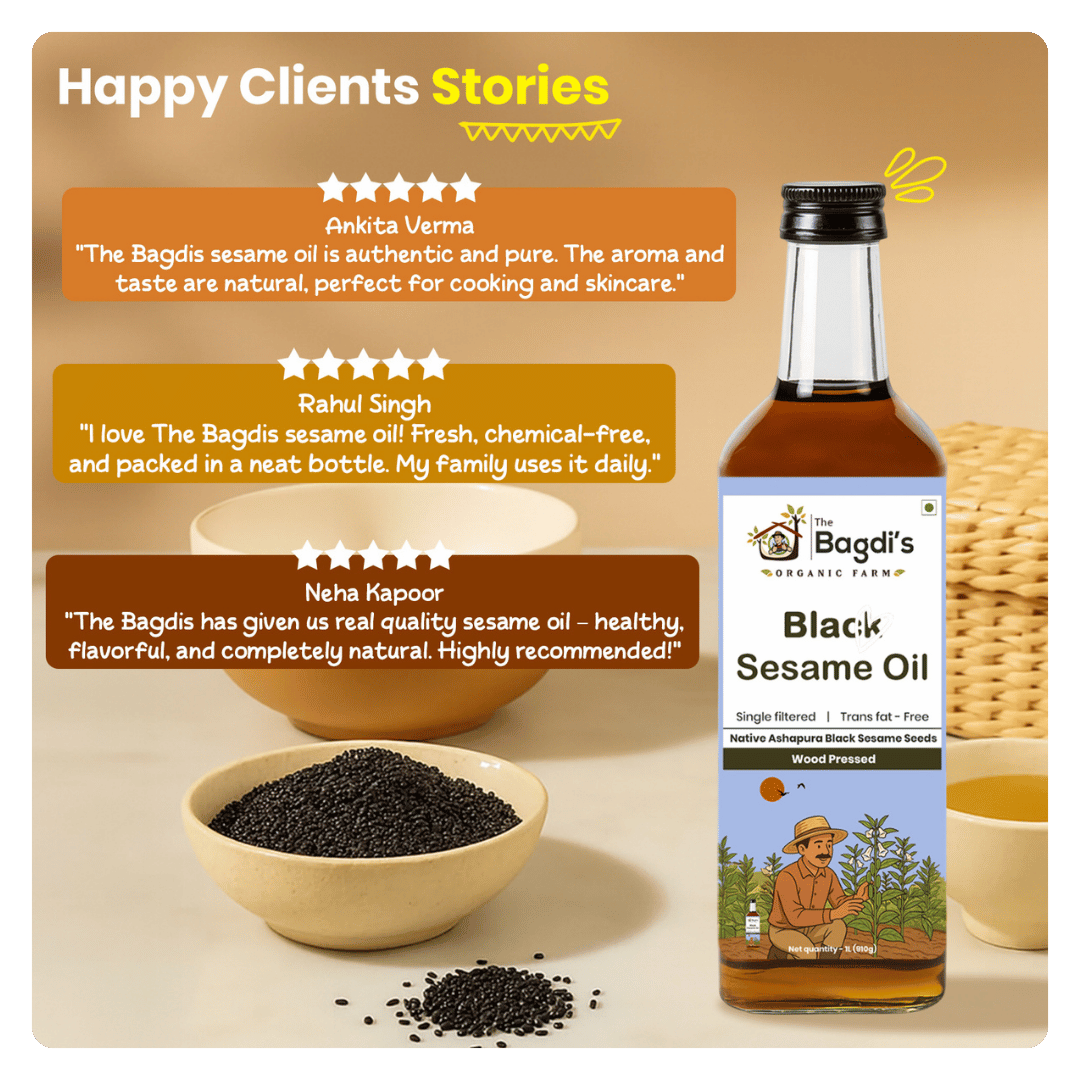 Black Sesame Oil | Cold Pressed & Unrefined | 500 ml - Image 7