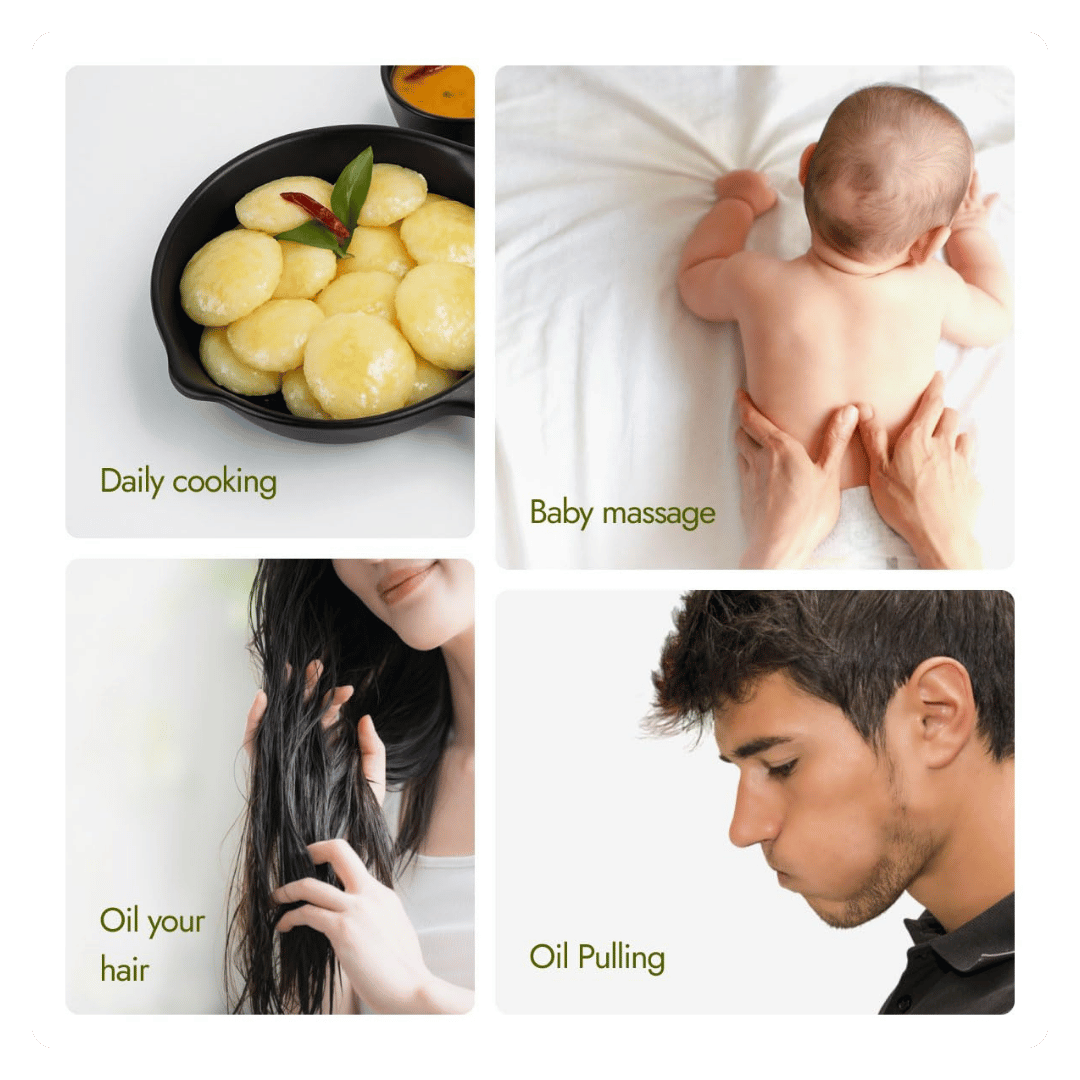 Virgin Cold-Pressed Coconut Oil – Pure & Unrefined (500ml) - Image 3