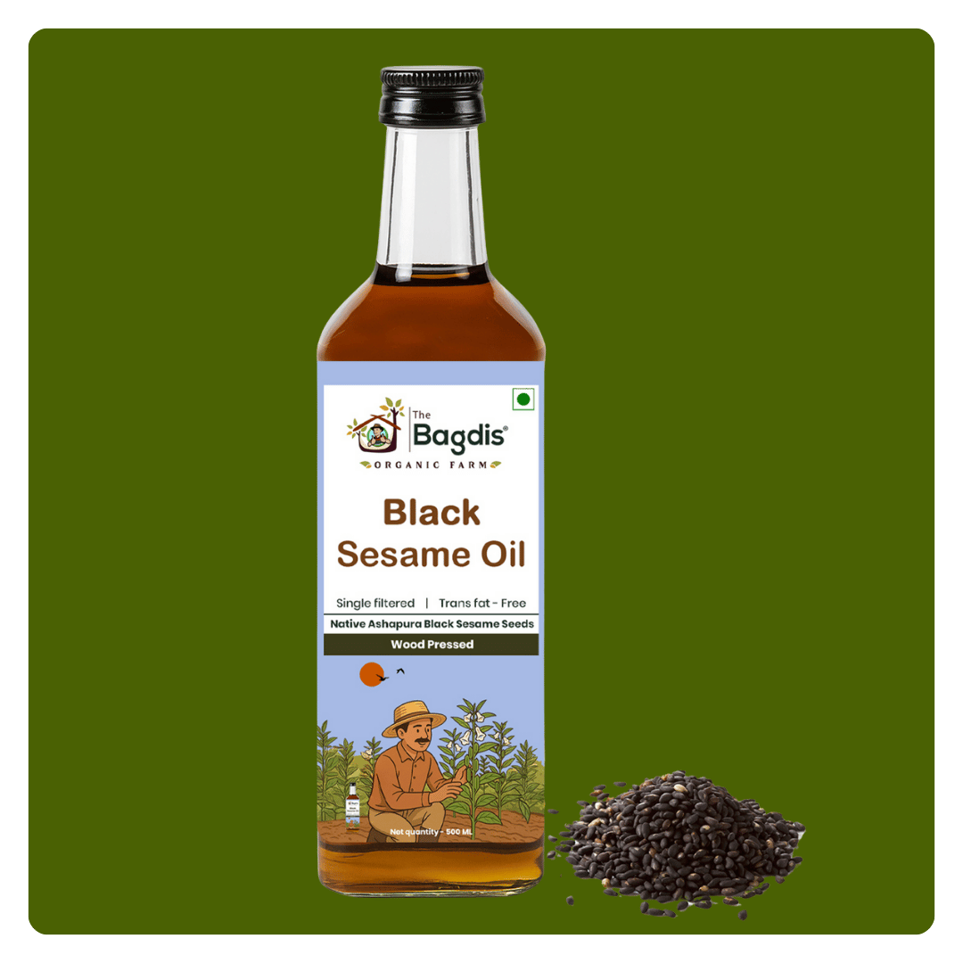 Black Sesame Oil | Cold Pressed & Unrefined | 500 ml