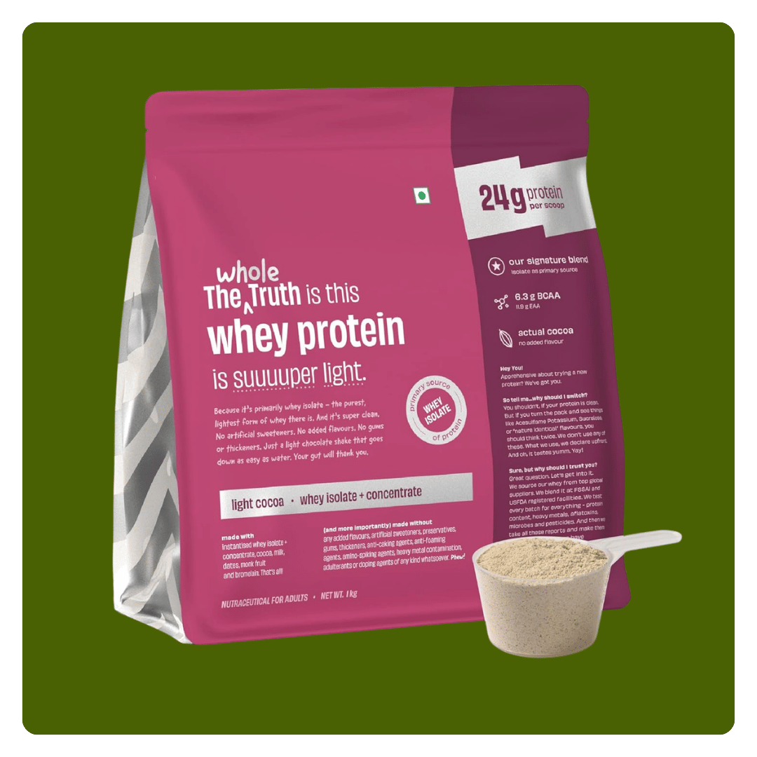 Clean Whey Protein Isolate + Concentrate | Light Cocoa