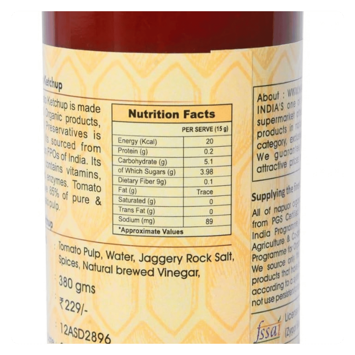 Tomato Ketchup | Jaggery | No Preservatives - Image 2
