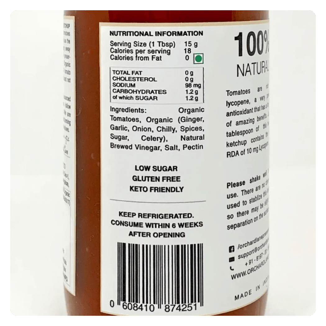 Organic Tomato Ketchup | 85% Tomatoes | Lab Tested Quality - Image 3