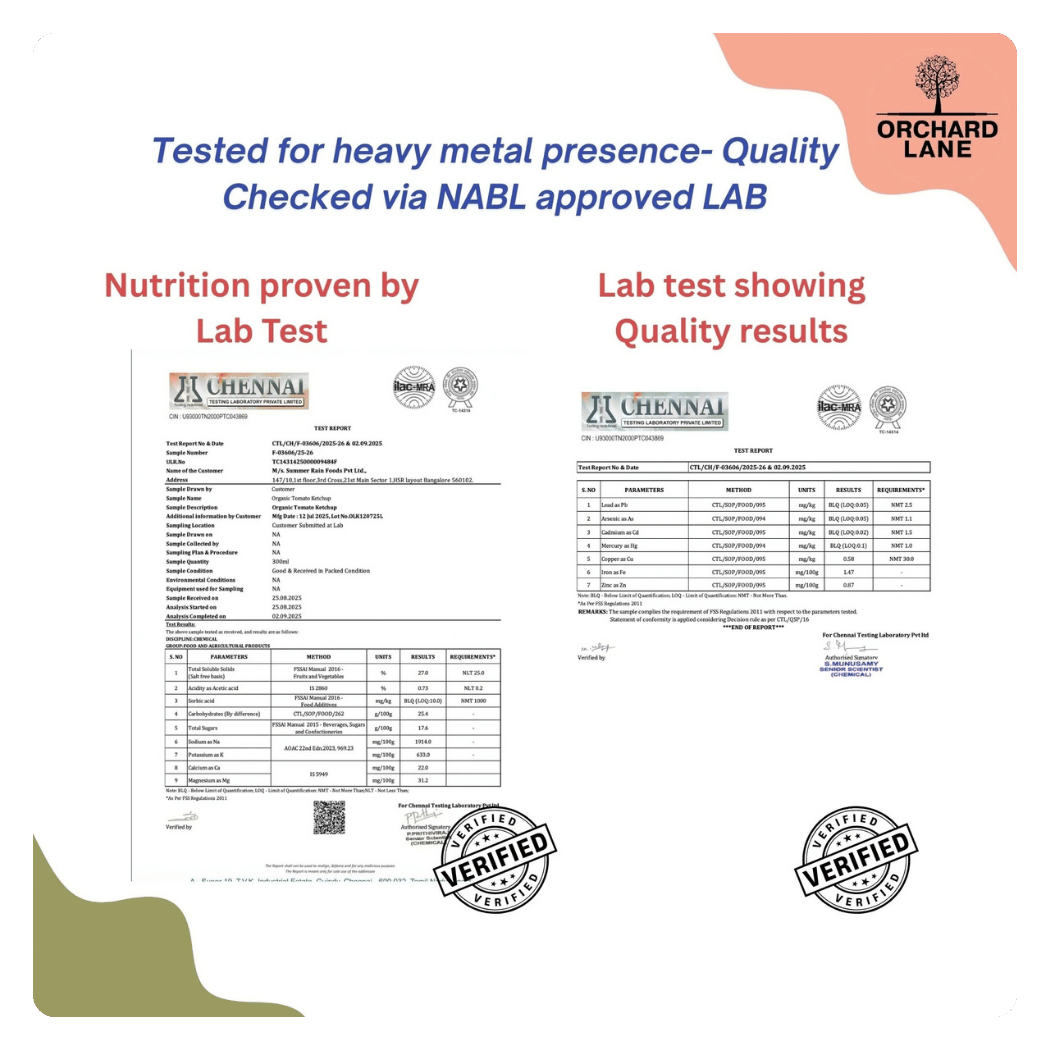 Organic Tomato Ketchup | 85% Tomatoes | Lab Tested Quality - Image 4