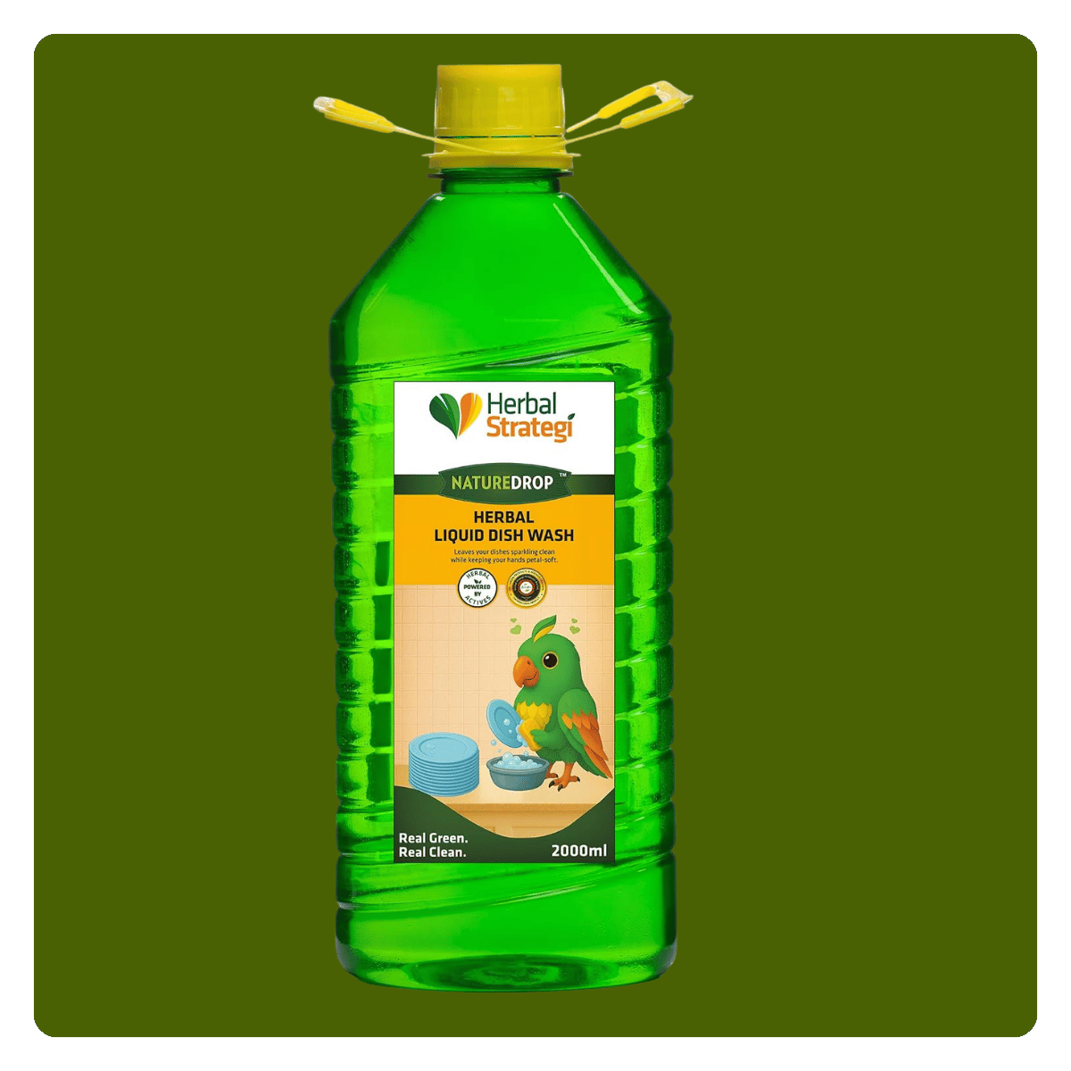 Herbal Strategi NatureDrop Dishwash Liquid by toxic free india
