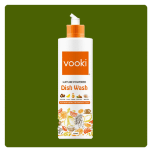 Vooki Nature Powered Dish Wash Liquid Soapnut, Lemon & Tamarind by toxic free india