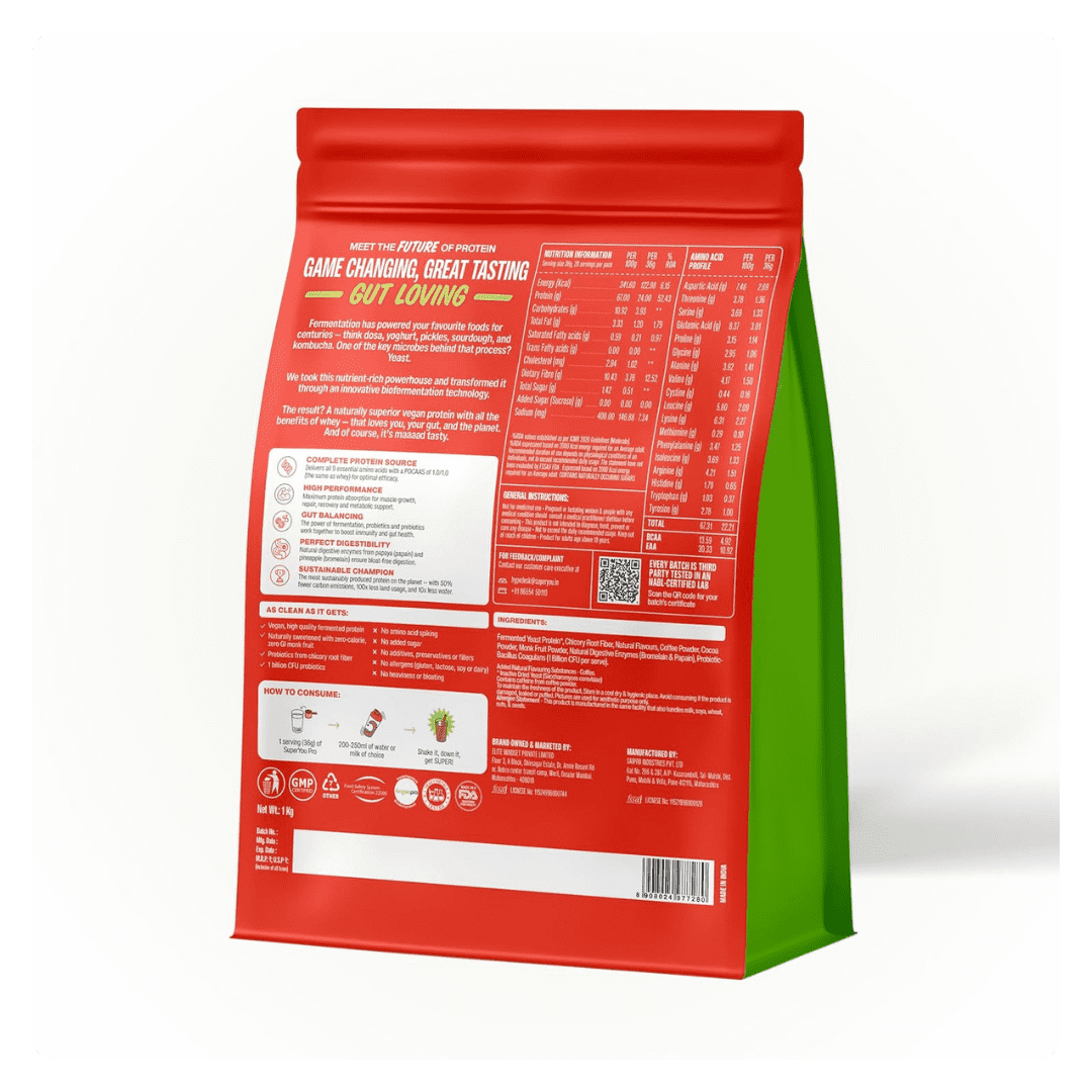 Yeast Protein Isolate – Cold Coffee | 24g Protein | Vegan & Gut-Friendly Protein - Image 2